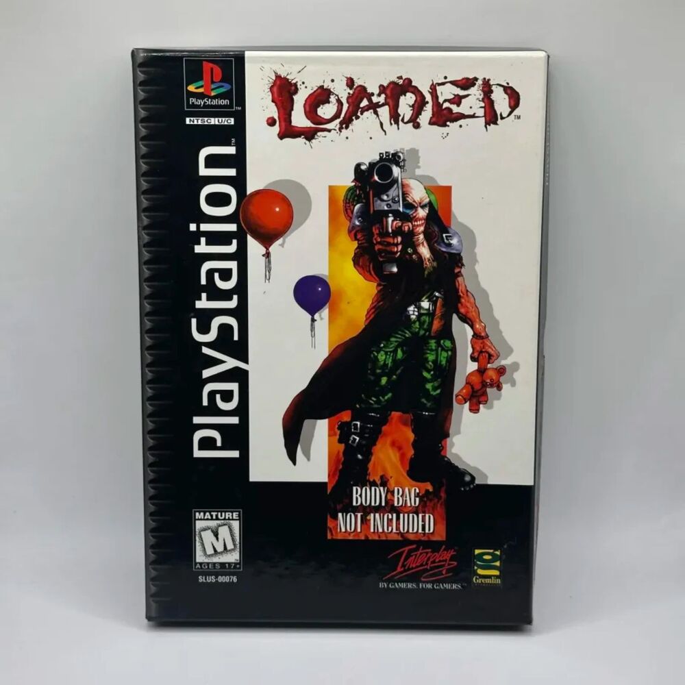 Loaded - Original Sony PlayStation 1 Longbox CIB W/ Registration Card